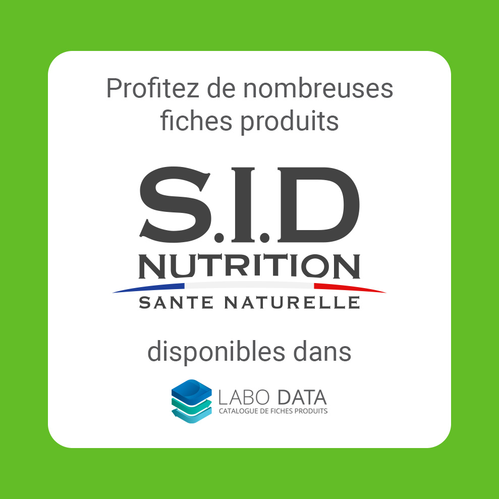 La marque experte en nutricosmétique et phytothérapie, SID Nutrition, figure dans LaboData